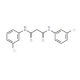 N,N′-Bis-(3-chloro-phenyl)-malonamide (CAS 17722-14-4) - chemical structure image