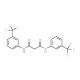 N,N′-Bis-(3-trifluoromethyl-phenyl)-malonamide (CAS 402-21-1) - chemical structure image