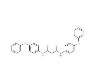 N,N&prime;-Bis-(4-phenoxy-phenyl)-malonamide - chemical structure image