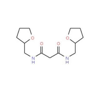 N,N&prime;-Bis-(tetrahydro-furan-2-ylmethyl)-malonamide - chemical structure image