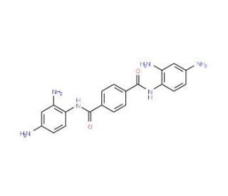N,N&prime;-Bis(2,4-diaminophenyl)terephthalamide - chemical structure image