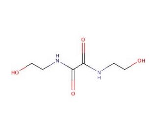 N,N&prime;-Bis(2-hydroxyethyl)oxamide (CAS 1871-89-2) - chemical structure image