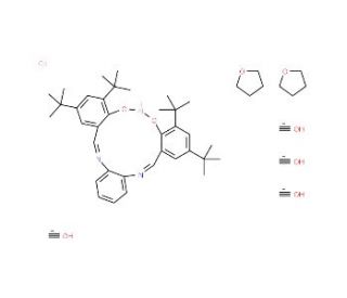 [N,N&prime;-Bis(3,5-di-tert-butylsalicylidene)-1,2-phenylenediaminoaluminum-di-THF]tetracarbonylcobaltate - chemical structure imag