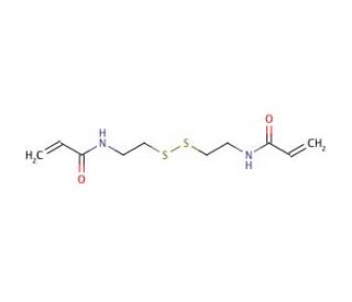 N,N&prime;-Bis(acryloyl)cystamine (CAS 60984-57-8) - chemical structure image