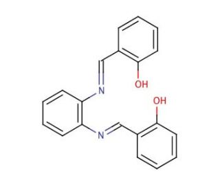 N,N&prime;-Bis(salicylidene)-1,2-phenylenediamine (CAS 3946-91-6) - chemical structure image