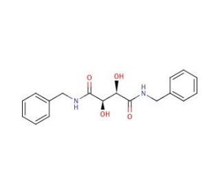 (&plus;)-N,N&prime;-Dibenzyl-L-tartaric diamide (CAS 88393-56-0) - chemical structure image