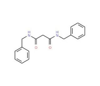 N,N&prime;-Dibenzyl-malonamide (CAS 10255-99-9) - chemical structure image