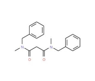 N,N&prime;-Dibenzyl-N,N&prime;-dimethyl-malonamide (CAS 14288-00-7) - chemical structure image