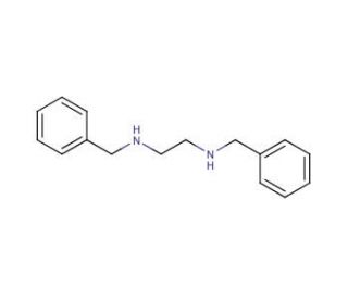 N,N&prime;-Dibenzylethylenediamine (CAS 140-28-3) - chemical structure image