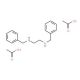 N,N′-Dibenzylethylenediamine diacetate (CAS 122-75-8) - chemical structure image