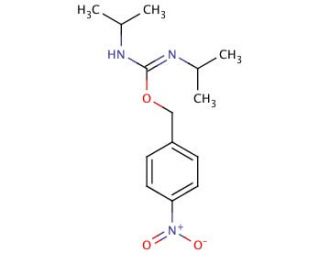 N,N&prime;-Diisopropyl-O-(4-nitrobenzyl)isourea (CAS 2978-11-2) - chemical structure image