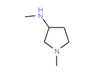 N,N&prime;-Dimethyl-3-aminopyrrolidine (CAS 13005-11-3) - chemical structure image