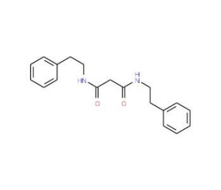 N,N&prime;-Diphenethyl-malonamide (CAS 67942-22-7) - chemical structure image