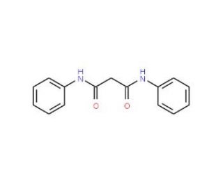 N,N&prime;-Diphenyl-malonamide (CAS 621-10-3) - chemical structure image