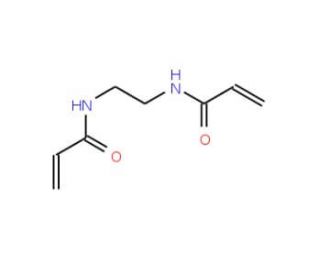 N,N&prime;-Ethylenebisacrylamide (CAS 2956-58-3) - chemical structure image