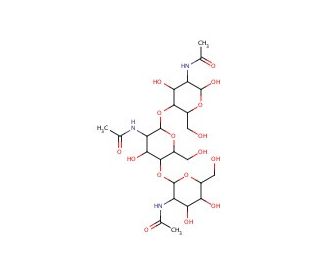 N,N&prime;,N&prime;&prime;,N&prime;&prime;&prime;-Tetraacetylchitotetraose (CAS 2706-65-2) - chemical structure image