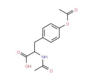 N,O-Bis-acetyl-L-tyrosine (CAS 17355-23-6) - chemical structure image