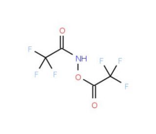 N,O-Bis(trifluoroacetyl)hydroxylamine (CAS 684-78-6) - chemical structure image