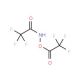 N,O-Bis(trifluoroacetyl)hydroxylamine (CAS 684-78-6) - chemical structure image