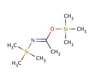 N,O-Bis(trimethylsilyl)acetamide (CAS 10416-59-8) - chemical structure image