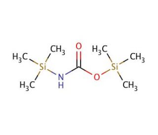 N,O-Bis(trimethylsilyl)carbamate (CAS 35342-88-2) - chemical structure image