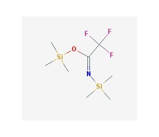 N,O-Bis(trimethylsilyl)trifluoroacetamide (CAS 25561-30-2) - chemical structure image