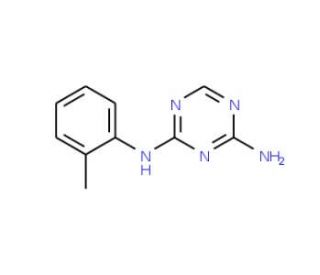 N-o-Tolyl-[1,3,5]triazine-2,4-diamine (CAS 58759-26-5) - chemical structure image