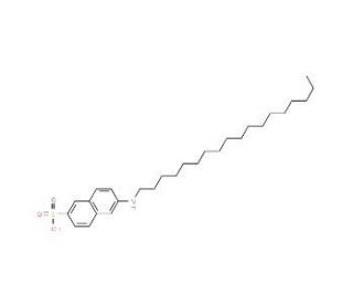 N-Octadecylnaphthyl-2-amino-6-sulphonic acid - chemical structure image