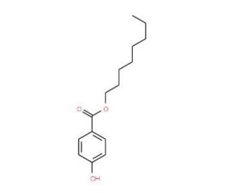 n-Octyl 4-hydroxybenzoate (CAS 1219-38-1) - chemical structure image