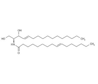 N-Oleoyl-D-erythro-sphingosine (CAS 5966-28-9) - chemical structure image