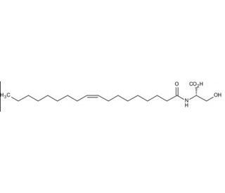 N-Oleoyl-L-serine (CAS 1246302-99-7) - chemical structure image