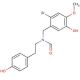 N-(p-Hydroxyphenethyl)-N-(2-bromo-5-hydroxy-4-methoxybenzyl)formamide (CAS 122584-18-3) - chemical structure image