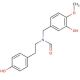 N-(p-Hydroxyphenethyl)-N-(3-hydroxy-4-methoxybenzyl)formamide (CAS 122584-17-2) - chemical structure image