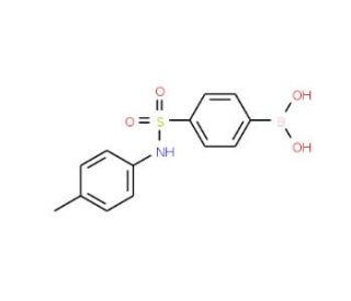 N-p-Tolyl 4-boronobenzenesulphonamide (CAS 957062-88-3) - chemical structure image