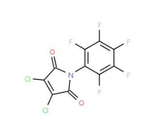 N-Pentafluorophenyldichloromaleimide (CAS 186958-58-7) - chemical structure image