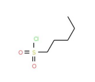 n-Pentyl sulfonyl chloride (CAS 6303-18-0) - chemical structure image