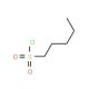 n-Pentyl sulfonyl chloride (CAS 6303-18-0) - chemical structure image