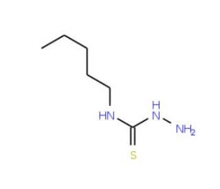 N-pentylhydrazinecarbothioamide (CAS 53347-39-0) - chemical structure image