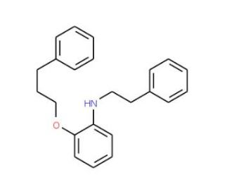 N-Phenethyl-2-(3-phenylpropoxy)aniline - chemical structure image