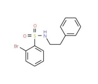N-Phenethyl 2-bromobenzenesulphonamide (CAS 849141-69-1) - chemical structure image