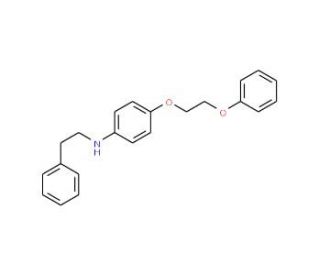 N-Phenethyl-4-(2-phenoxyethoxy)aniline - chemical structure image