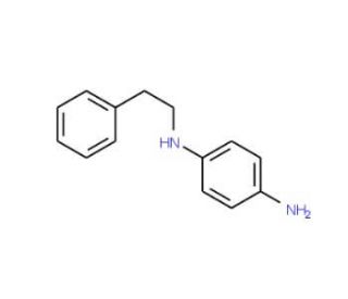 N-Phenethyl-benzene-1,4-diamine (CAS 39563-55-8) - chemical structure image