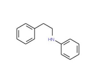 N-Phenethyl-N-phenylamine (CAS 3441-11-0) - chemical structure image
