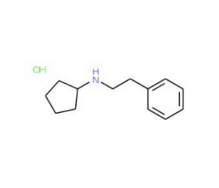 N-Phenethylcyclopentanamine hydrochloride - chemical structure image