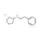 N-Phenethylcyclopentanamine hydrochloride - chemical structure image