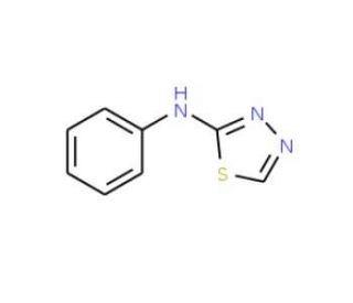 N-phenyl-1,3,4-thiadiazol-2-amine (CAS 3530-62-9) - chemical structure image