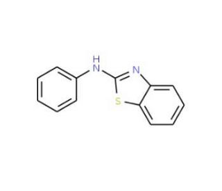 N-phenyl-1,3-benzothiazol-2-amine (CAS 1843-21-6) - chemical structure image