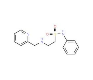 N-phenyl-2-[(pyridin-2-ylmethyl)amino]ethanesulfonamide - chemical structure image
