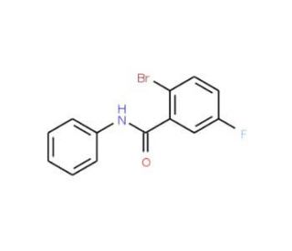 N-Phenyl 2-bromo-5-fluorobenzamide (CAS 949443-48-5) - chemical structure image