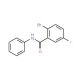 N-Phenyl 2-bromo-5-fluorobenzamide (CAS 949443-48-5) - chemical structure image